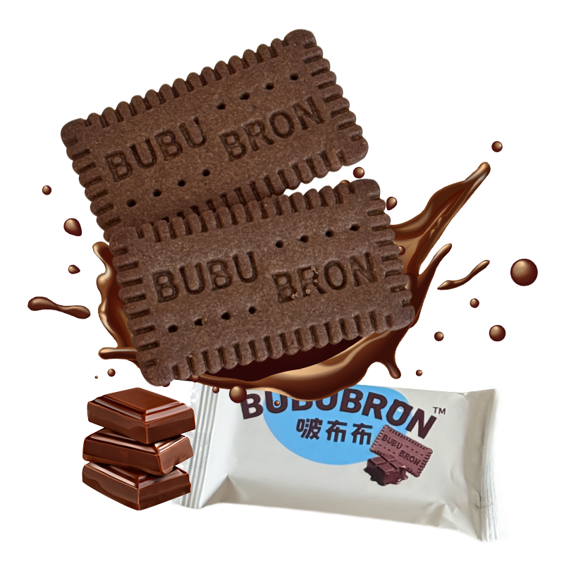 Biscuiți cu aromă de cacao bogate în calciu și fier