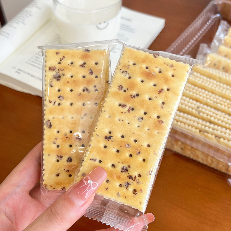 Biscuiți de sodă de secară și sare de mare