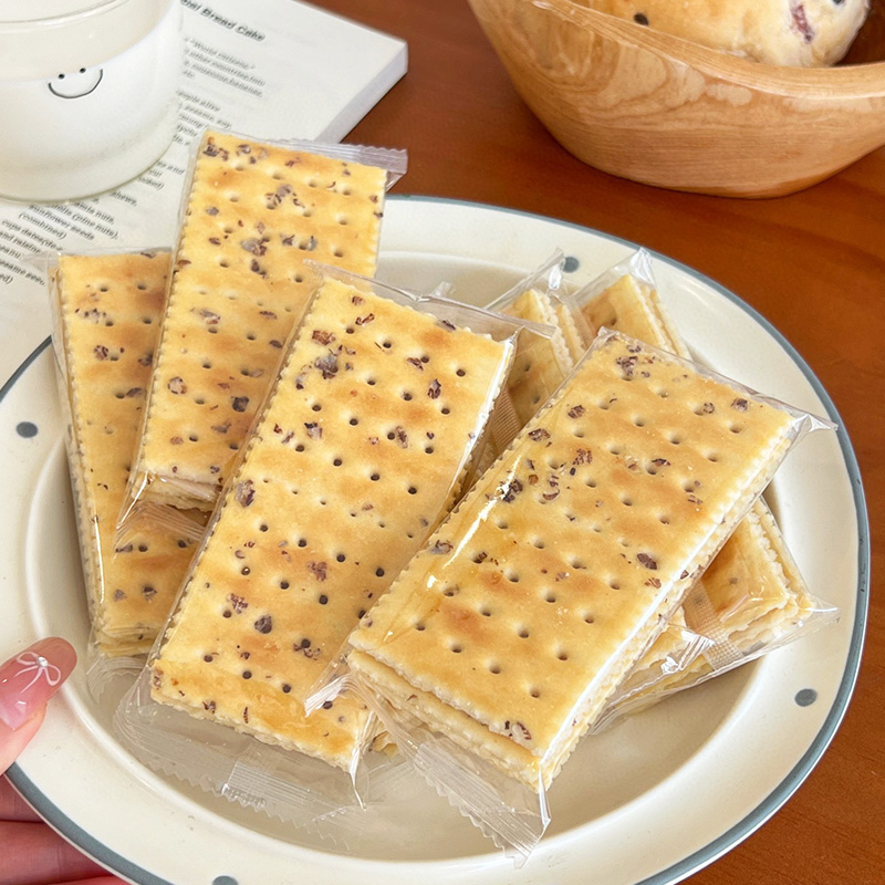 Biscuiți de sodă de secară și sare de mare