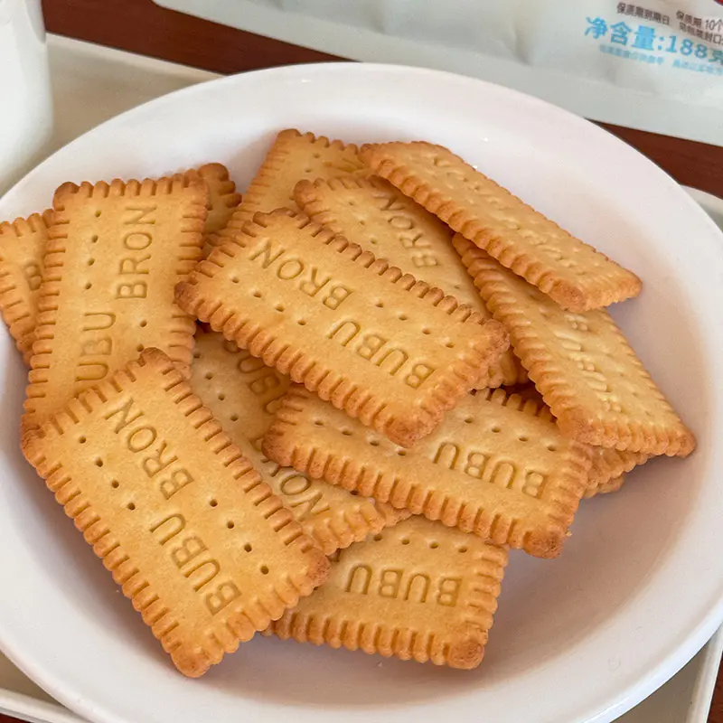 Biscuiți cu aromă de brânză de ou cu DHA bogat în proteine
