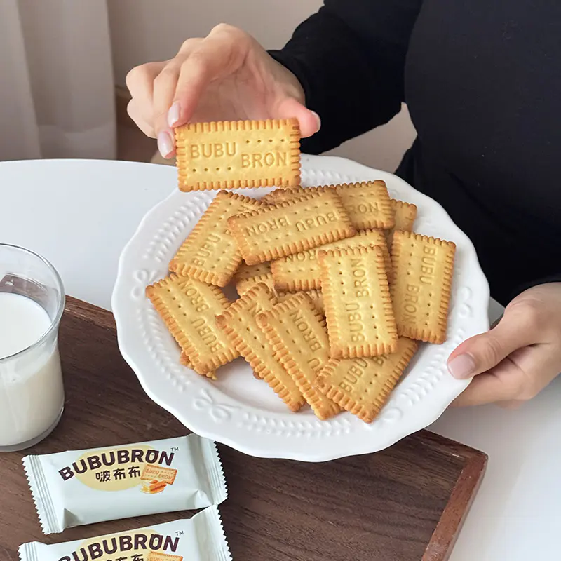 Biscuiți cu aromă de brânză de ou cu DHA bogat în proteine